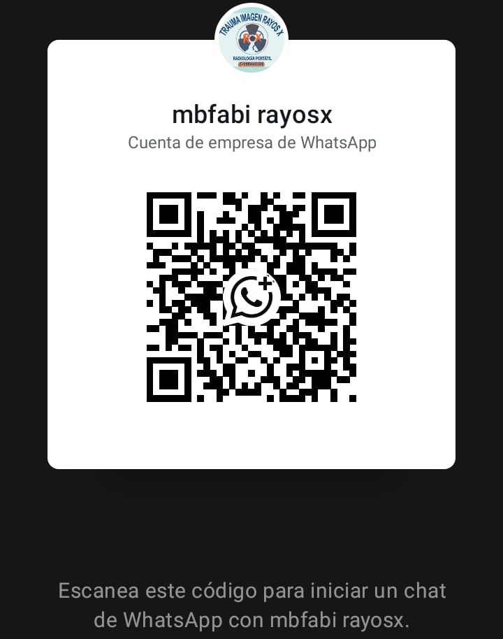 QR WhatsApp Trauma Imagen Rayos X